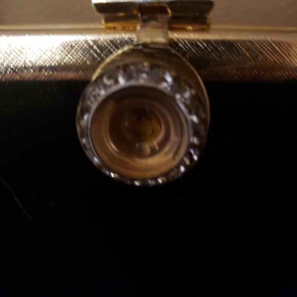 Black Clutch Purse - Pre-Owned - Picture 2 of 7